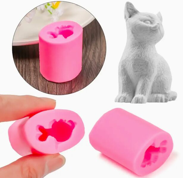Silikoninė 3D ,,Kačiuko" formelė