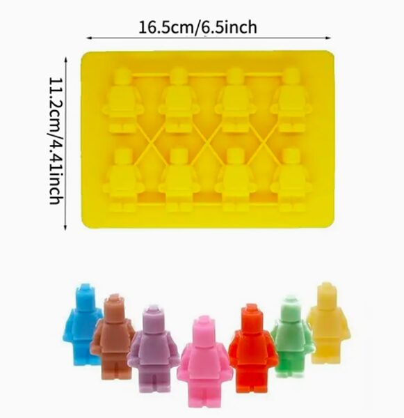 Silikoninė ,,Lego figūrų" formelė