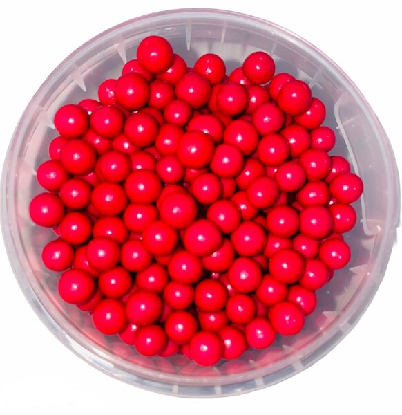 Mini traškūs ,,Raudoni" 6mm perliukai